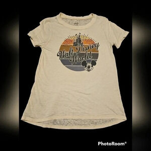 Disney Boutique Disneyland Castle Shirt - Womens Size Small‎ - Cream Color